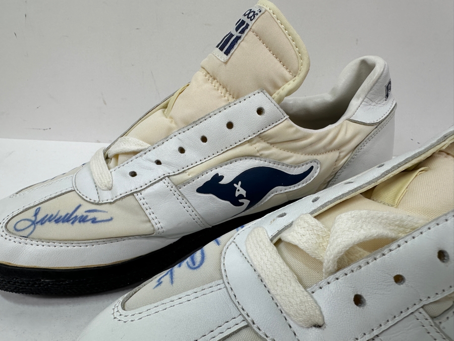 Walter 'Sweetness' Payton (1953-1999, NFL HOF Running Back For The Chicago Bears) Autographed KangaROOS Shoes From The Estate Of One Of The Founders Of KangaROOS Shoes Who Sponsored Walter Payton In The 1980s - Both Shoes Signed 'Sweetness' Walter Payton [Photo 10]