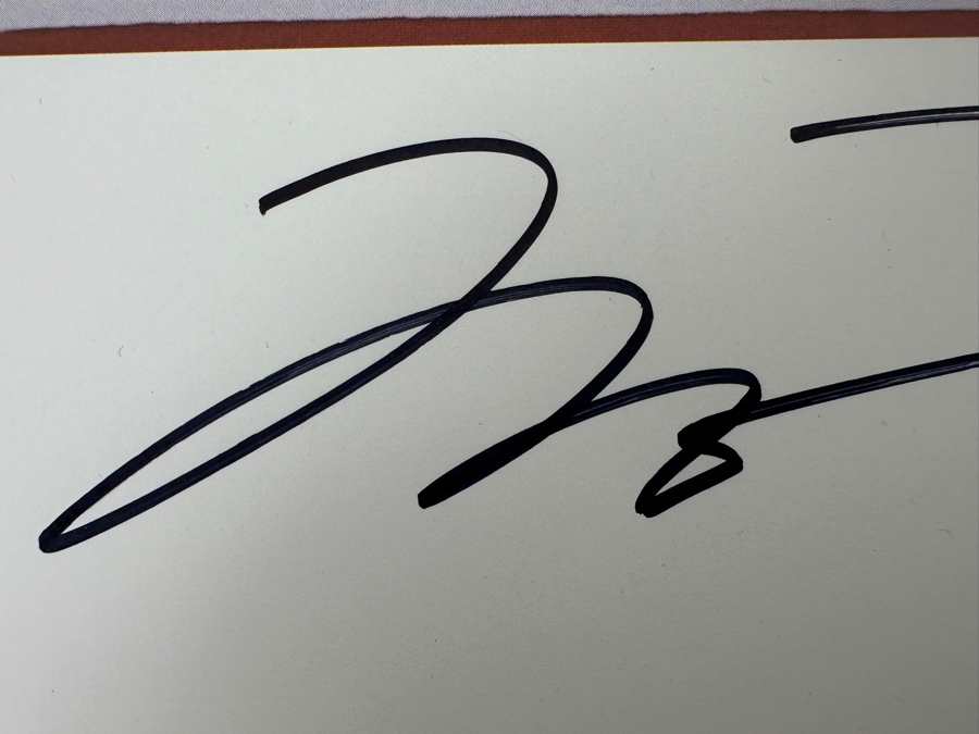 Signed Michael Jordan NBA Chicago Bulls Print Titled 'A Sunday Drive' By Rick A. Rush Numbered 20 Of 1,000 Signed By Michael Jordan & Rick Rush 21.5 X 16 [Photo 5]