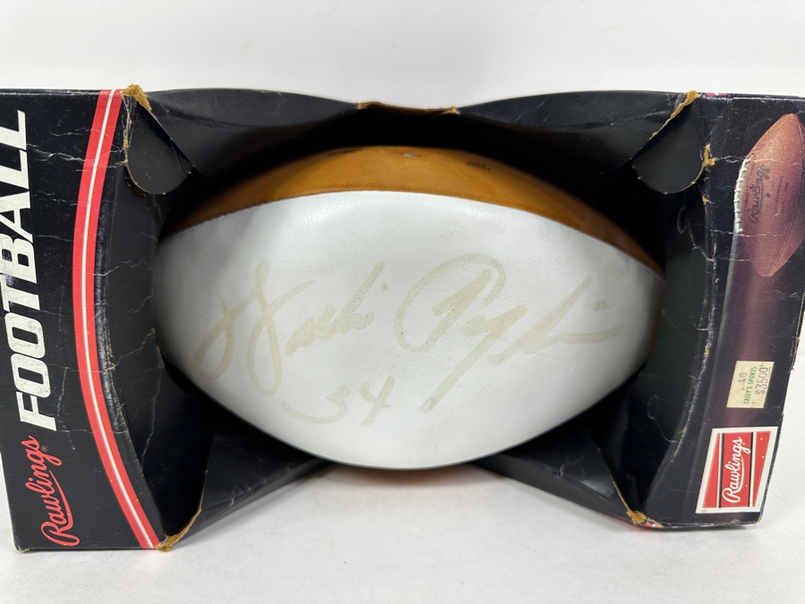 Walter 'Sweetness' Payton (1953-1999, NFL HOF Running Back For The Chicago Bears) Autographed Football From The Estate Of One Of The Founders Of KangaROOS Shoes Who Sponsored Walter Payton In The 1980s (Football Doesn't Hold Air) [Photo 3]
