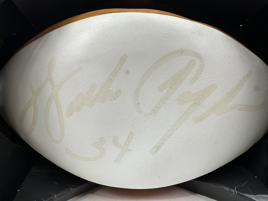 Walter 'Sweetness' Payton (1953-1999, NFL HOF Running Back For The Chicago Bears) Autographed Football From The Estate Of One Of The Founders Of KangaROOS Shoes Who Sponsored Walter Payton In The 1980s (Football Doesn't Hold Air) [Photo 5]