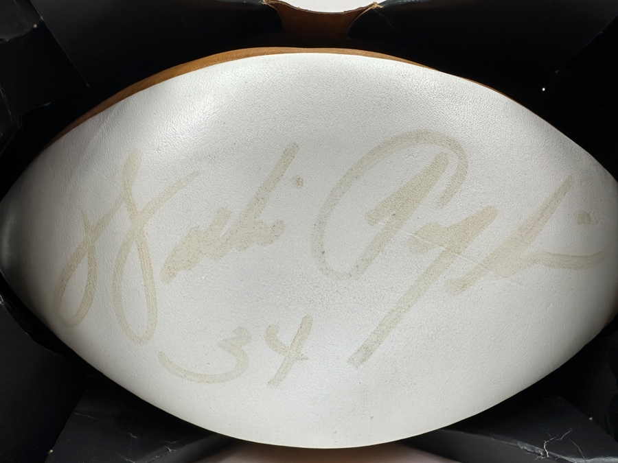 Walter 'Sweetness' Payton (1953-1999, NFL HOF Running Back For The Chicago Bears) Autographed Football From The Estate Of One Of The Founders Of KangaROOS Shoes Who Sponsored Walter Payton In The 1980s (Football Doesn't Hold Air) [Photo 7]