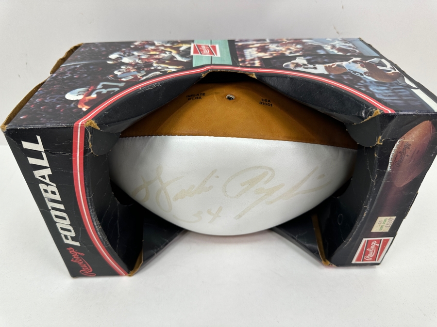 Walter 'Sweetness' Payton (1953-1999, NFL HOF Running Back For The Chicago Bears) Autographed Football From The Estate Of One Of The Founders Of KangaROOS Shoes Who Sponsored Walter Payton In The 1980s (Football Doesn't Hold Air) [Photo 6]