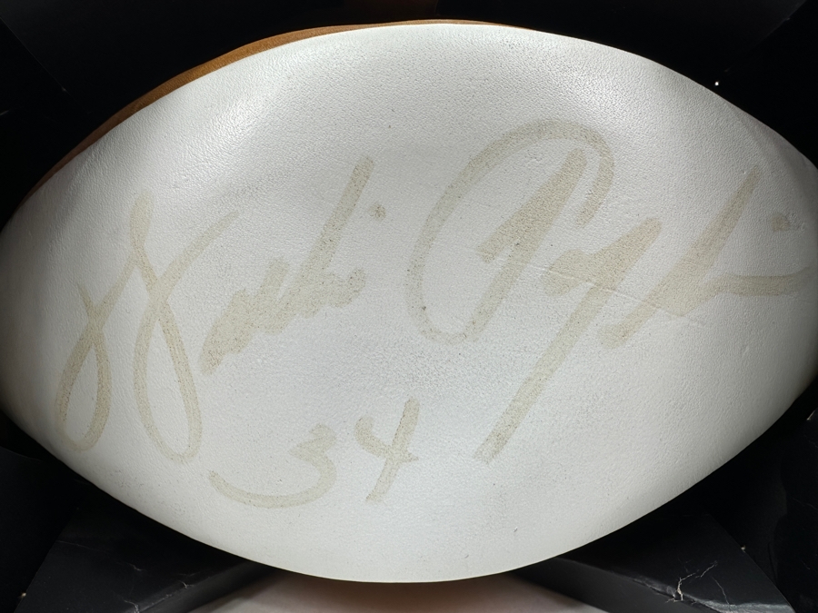 Walter 'Sweetness' Payton (1953-1999, NFL HOF Running Back For The Chicago Bears) Autographed Football From The Estate Of One Of The Founders Of KangaROOS Shoes Who Sponsored Walter Payton In The 1980s (Football Doesn't Hold Air) [Photo 12]