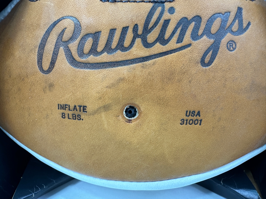 Walter 'Sweetness' Payton (1953-1999, NFL HOF Running Back For The Chicago Bears) Autographed Football From The Estate Of One Of The Founders Of KangaROOS Shoes Who Sponsored Walter Payton In The 1980s (Football Doesn't Hold Air) [Photo 9]