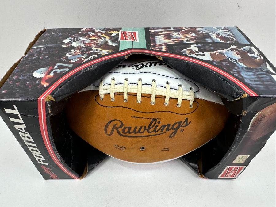 Walter 'Sweetness' Payton (1953-1999, NFL HOF Running Back For The Chicago Bears) Autographed Football From The Estate Of One Of The Founders Of KangaROOS Shoes Who Sponsored Walter Payton In The 1980s (Football Doesn't Hold Air) [Photo 13]