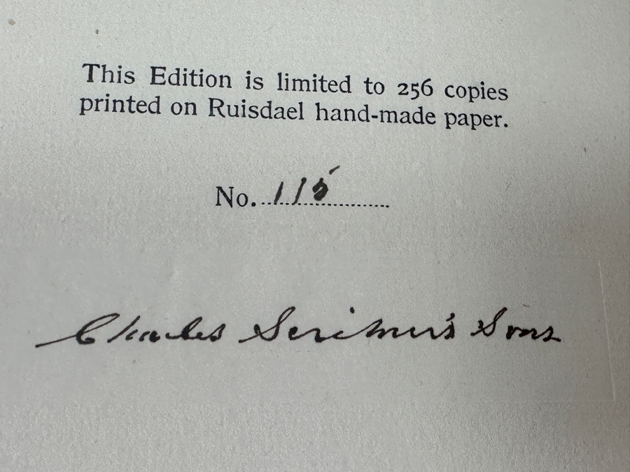 Just Added - Antique Limited Edition (14) Hardcover Books The Works Of Henrik Ibsen The Viking Edition Book Set Signed By Publisher Charles Scribner's Sons 115 Of 256 Missing Volumes 13 & 16 [Photo 6]