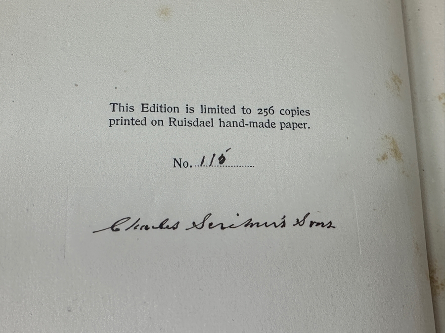Just Added - Antique Limited Edition (14) Hardcover Books The Works Of Henrik Ibsen The Viking Edition Book Set Signed By Publisher Charles Scribner's Sons 115 Of 256 Missing Volumes 13 & 16 [Photo 8]