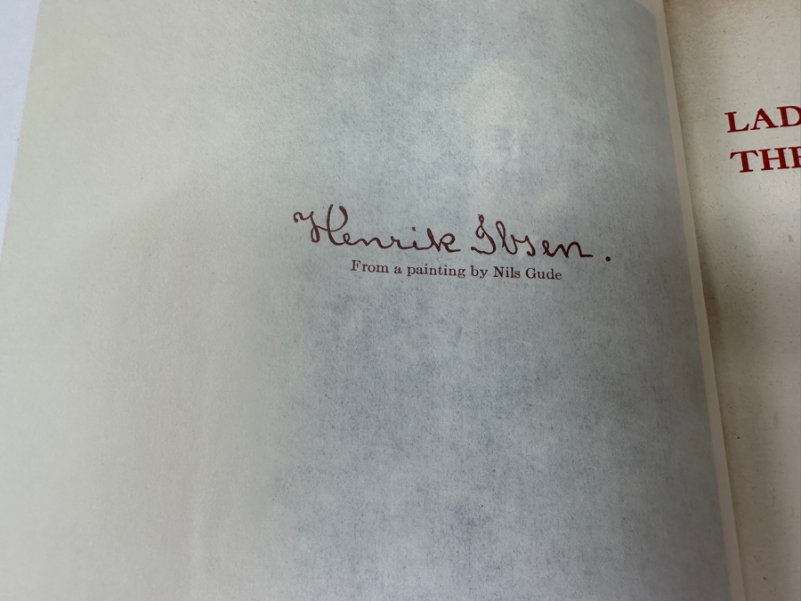 Just Added - Antique Limited Edition (14) Hardcover Books The Works Of Henrik Ibsen The Viking Edition Book Set Signed By Publisher Charles Scribner's Sons 115 Of 256 Missing Volumes 13 & 16 [Photo 11]