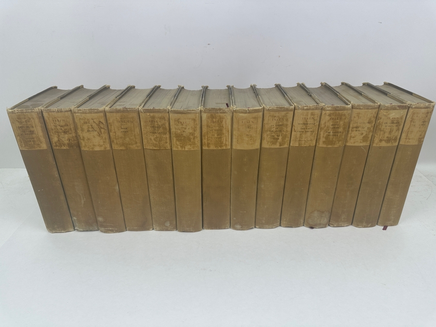 Just Added - Antique Limited Edition (14) Hardcover Books The Works Of Henrik Ibsen The Viking Edition Book Set Signed By Publisher Charles Scribner's Sons 115 Of 256 Missing Volumes 13 & 16 [Photo 5]