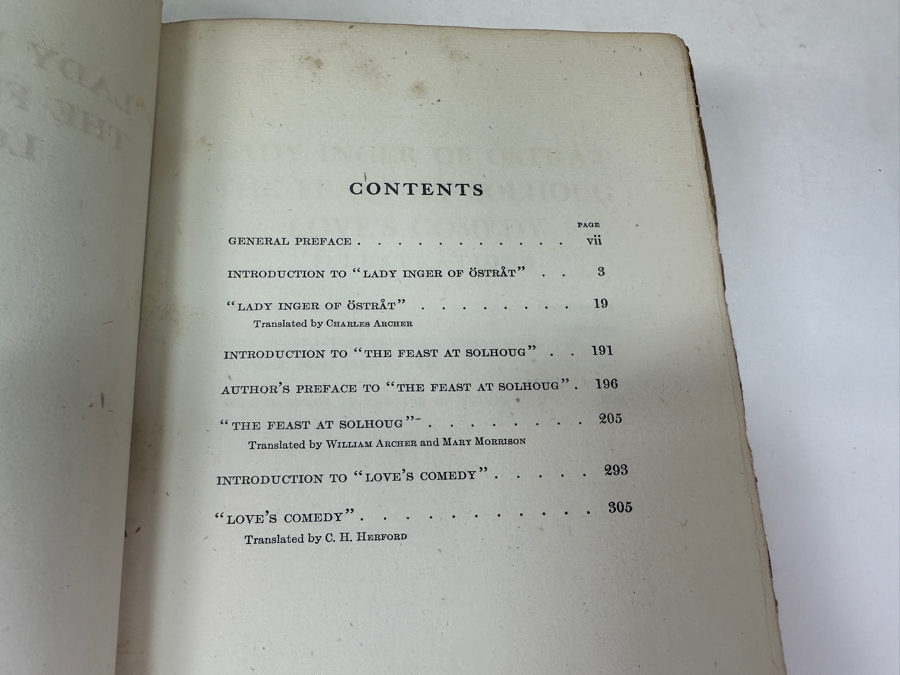 Just Added - Antique Limited Edition (14) Hardcover Books The Works Of Henrik Ibsen The Viking Edition Book Set Signed By Publisher Charles Scribner's Sons 115 Of 256 Missing Volumes 13 & 16 [Photo 15]