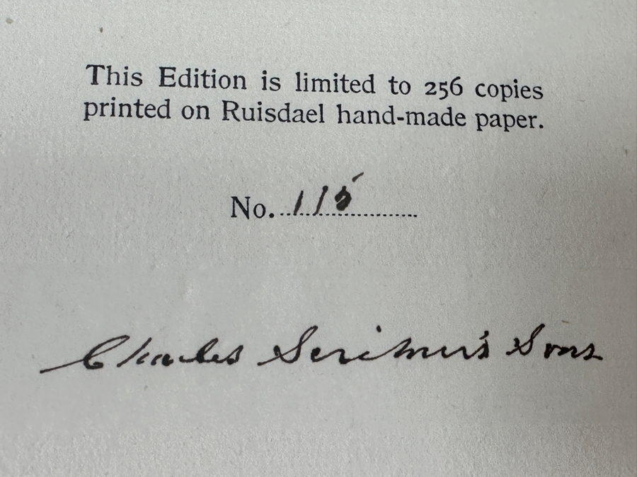 Just Added - Antique Limited Edition (14) Hardcover Books The Works Of Henrik Ibsen The Viking Edition Book Set Signed By Publisher Charles Scribner's Sons 115 Of 256 Missing Volumes 13 & 16 [Photo 7]