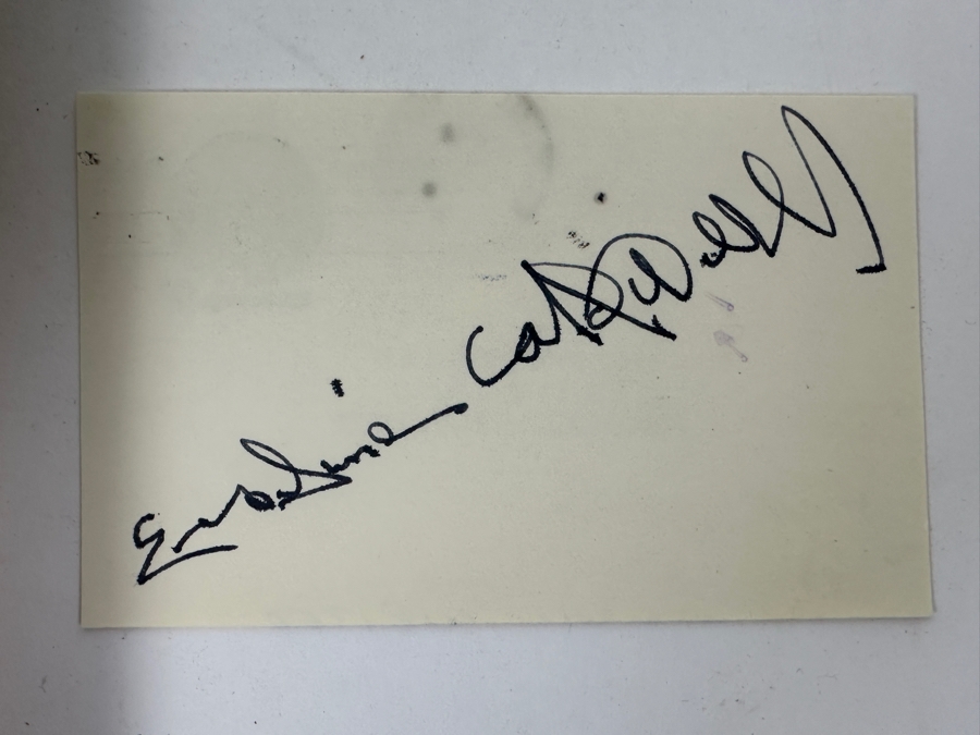 Just Added - 1947 First Printing Hardcover Book The Sure Hand Of God By Erskine Caldwell With Autograph By Erskine Caldwell [Photo 2]