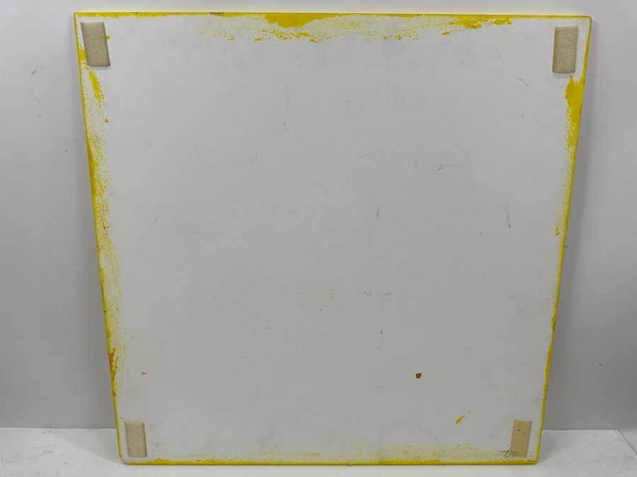 Original Hand Painted Mickey Mouse Painting On Foam Board From Elizabeth Taylor's 60th Birthday Party At Disneyland Resort On February 27, 1992 Based On Andy Warhol Designed Invitation (Unsigned - Assumed Painted By Disney Artist) 24 X 24 [Photo 9]