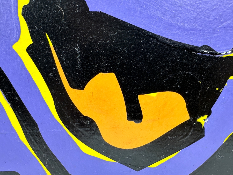 Original Hand Painted Mickey Mouse Painting On Foam Board From Elizabeth Taylor's 60th Birthday Party At Disneyland Resort On February 27, 1992 Based On Andy Warhol Designed Invitation (Unsigned - Assumed Painted By Disney Artist) 24 X 24 [Photo 5]