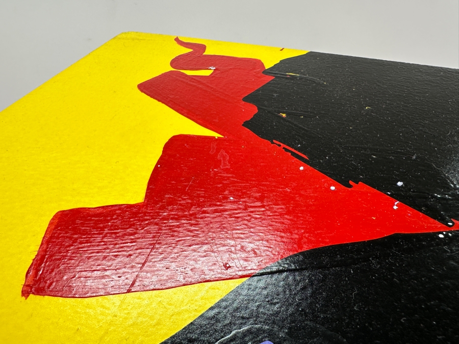 Original Hand Painted Mickey Mouse Painting On Foam Board From Elizabeth Taylor's 60th Birthday Party At Disneyland Resort On February 27, 1992 Based On Andy Warhol Designed Invitation (Unsigned - Assumed Painted By Disney Artist) 24 X 24 [Photo 8]