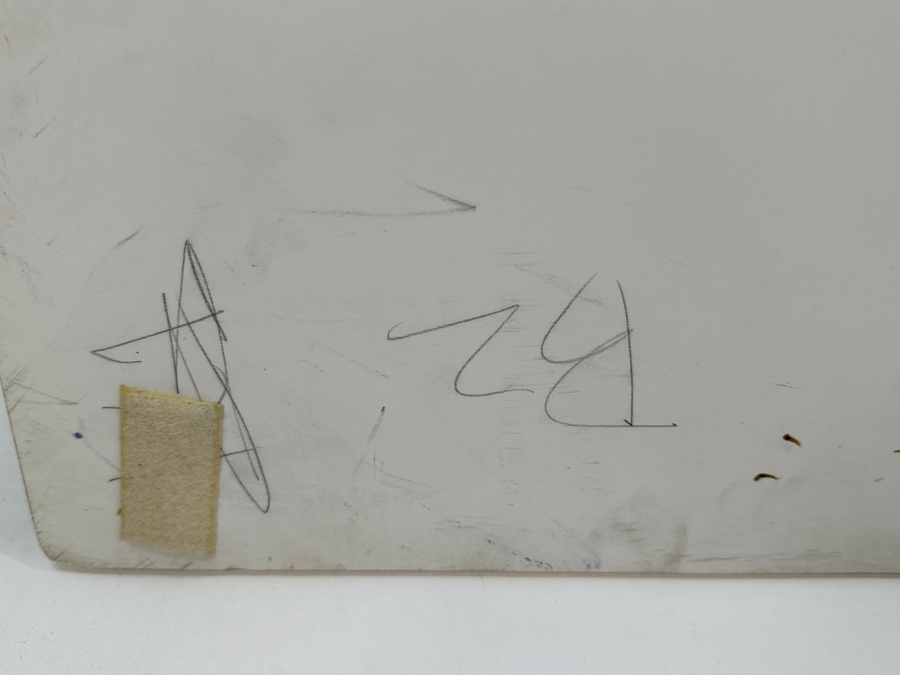 Original Hand Painted Elizabeth Taylor Painting On Foam Board From Elizabeth Taylor's 60th Birthday Party At Disneyland Resort On February 27, 1992 Based On Andy Warhol Designed Invitation (Unsigned - Assumed Painted By Disney Artist) 24 X 24 [Photo 11]