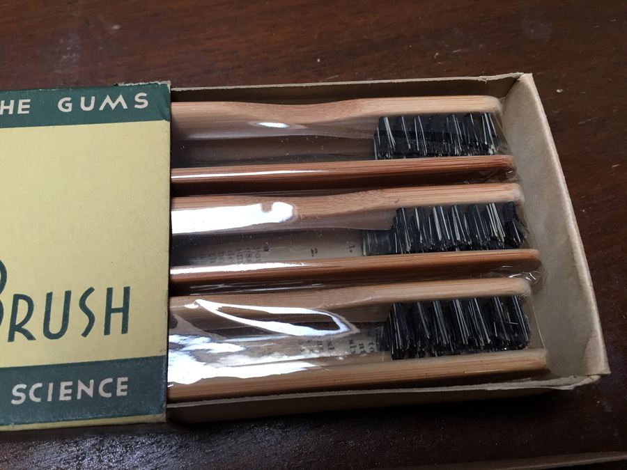 Vintage New in Box Bamboo Handle Tooth Brushes [Photo 8]