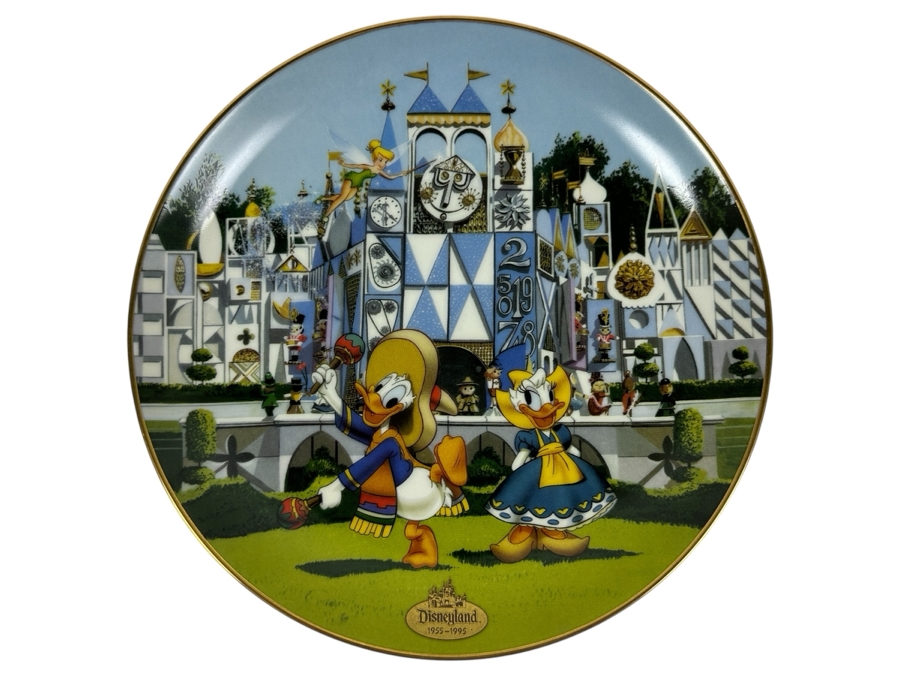 Disneyland 'It's A Small World' Limited Edition Plate Celebrating Disneyland's 40th Anniversary 1996 Bradford Exchange 8'W [Photo 1]