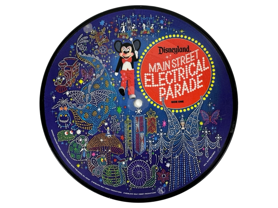 Vintage 1977 Disneyland Main Street Electrical Parade Picture Vinyl Record 6.75W [Photo 1]