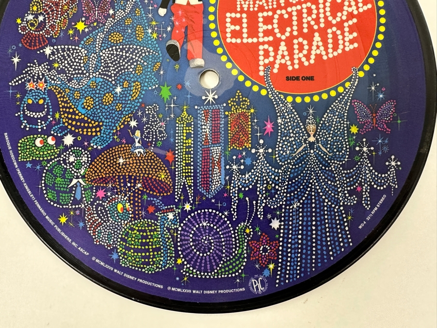 Vintage 1977 Disneyland Main Street Electrical Parade Picture Vinyl Record 6.75W [Photo 3]