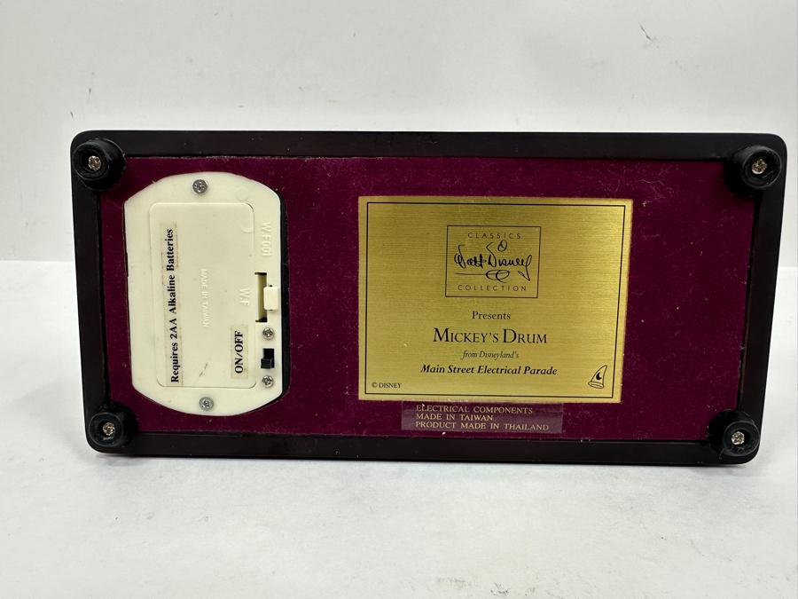 Walt Disney Classics Collection Mickey's Drum From Disneyland's Main Street Electrical Parade 8.25W X 4D X 7H [Photo 9]