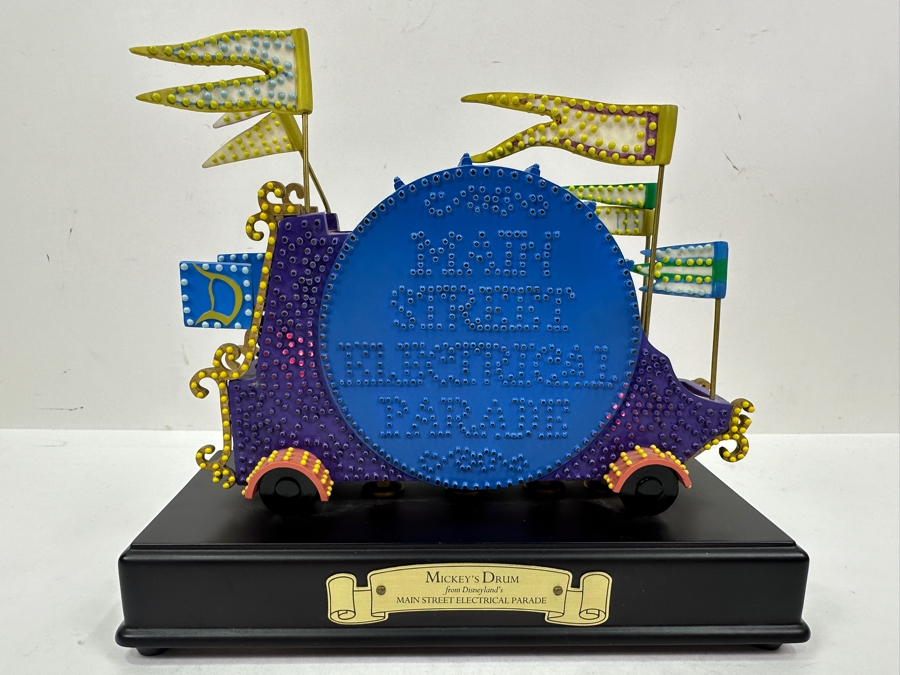 Walt Disney Classics Collection Mickey's Drum From Disneyland's Main Street Electrical Parade 8.25W X 4D X 7H [Photo 4]