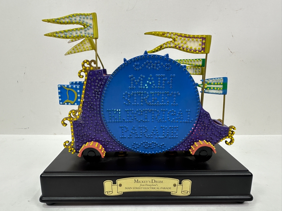 Walt Disney Classics Collection Mickey's Drum From Disneyland's Main Street Electrical Parade 8.25W X 4D X 7H [Photo 2]