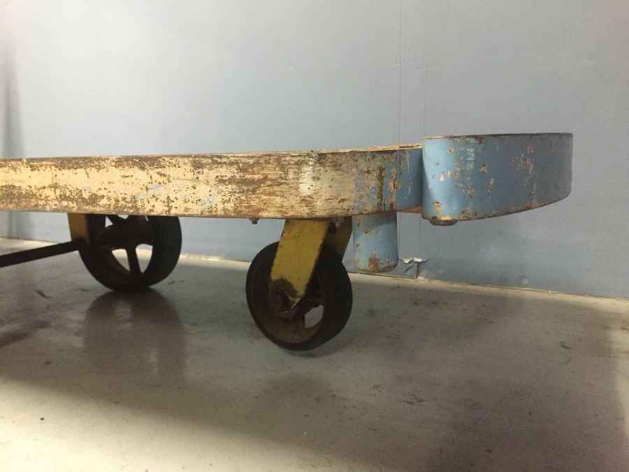 Industrial Vintage Railroad Baggage Cart