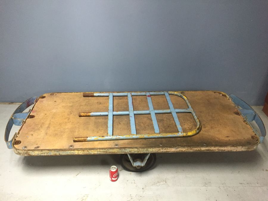 Industrial Vintage Railroad Baggage Cart