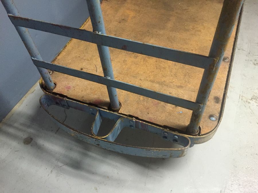 Industrial Vintage Railroad Baggage Cart [Photo 7]