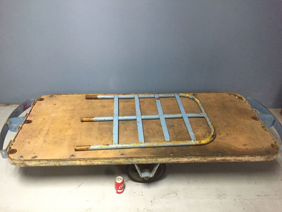 Industrial Vintage Railroad Baggage Cart [Photo 13]