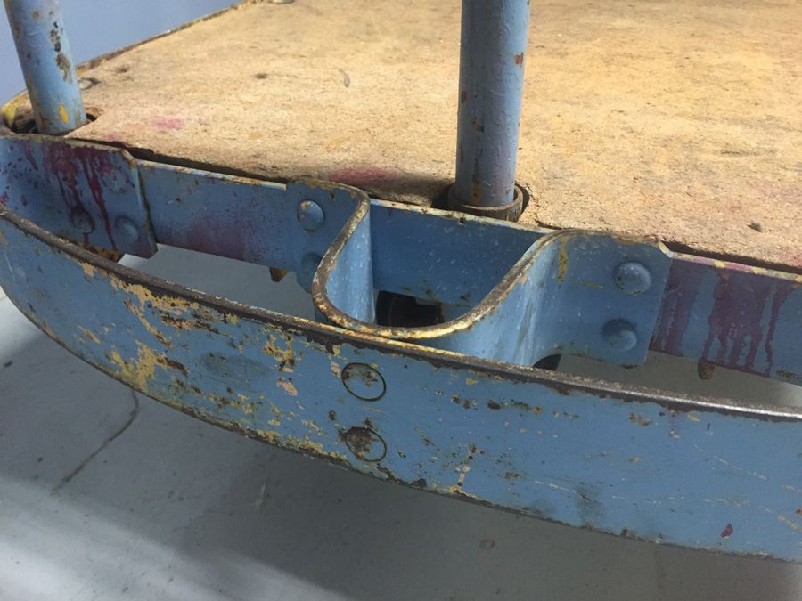 Industrial Vintage Railroad Baggage Cart [Photo 8]