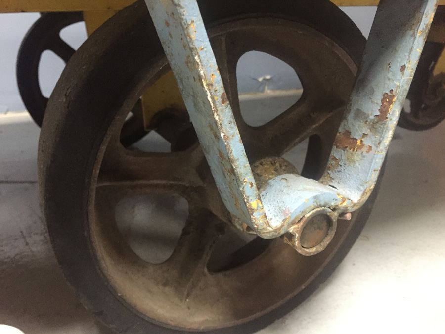 Industrial Vintage Railroad Baggage Cart [Photo 10]