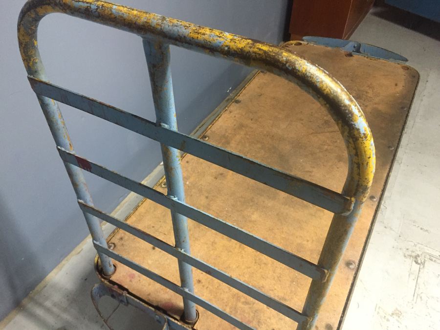 Industrial Vintage Railroad Baggage Cart [Photo 6]