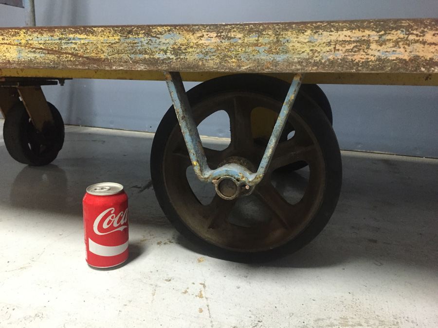 Industrial Vintage Railroad Baggage Cart [Photo 2]