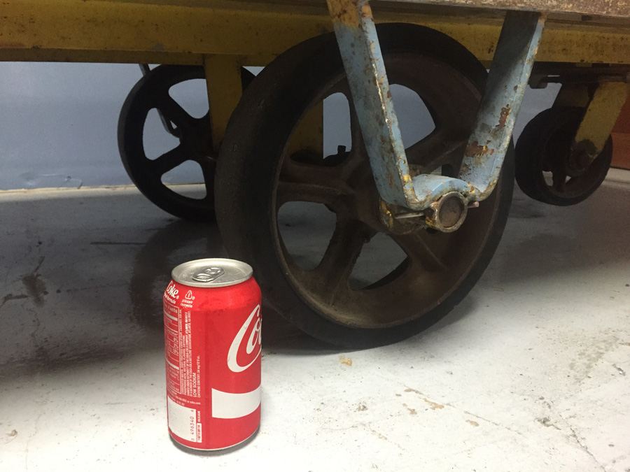 Industrial Vintage Railroad Baggage Cart [Photo 12]