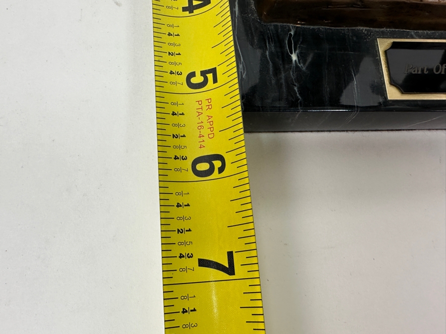 Walt Disney And Mickey Mouse Resin Partners Statue By Blaine Gibson Presented To Disneyland Cast Member Craig Smith 'Part Of The Disney Magic For 33 Years... We'll Miss You! May 2001' 10W X 5.5D X 14.5H [Photo 16]