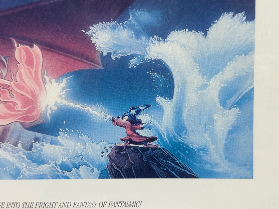 1992 Fantasmic! Commemorative Certificate From Disneyland Park Professionally Framed 12 X 9.5 [Photo 5]
