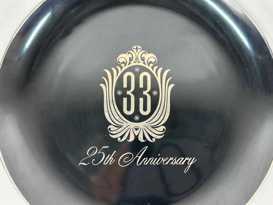 Limited Edition Disneyland Club 33 25th Year Anniversary Plate Numbered 100 Michael Leson Dinnerware 9.5W [Photo 3]