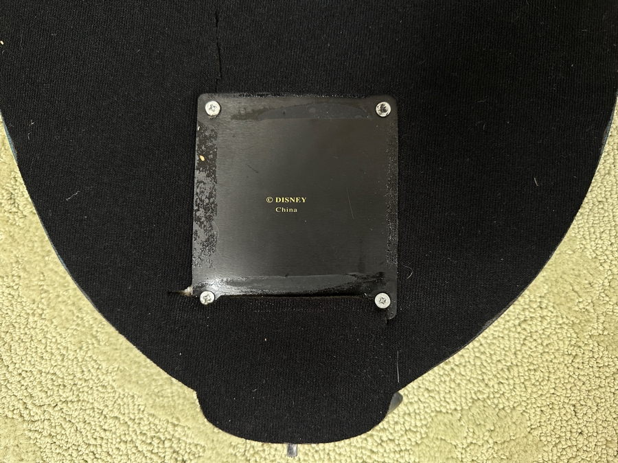 Disneyland's The Haunted Mansion Full Size Talking Gate Plaque Paul Frees's Ghost Host Speaks Limited Edition 500 (Note That The Internal Plastic Battery Enclosure Has Been Repaired) - Working 13.5 X 23' [Photo 19]