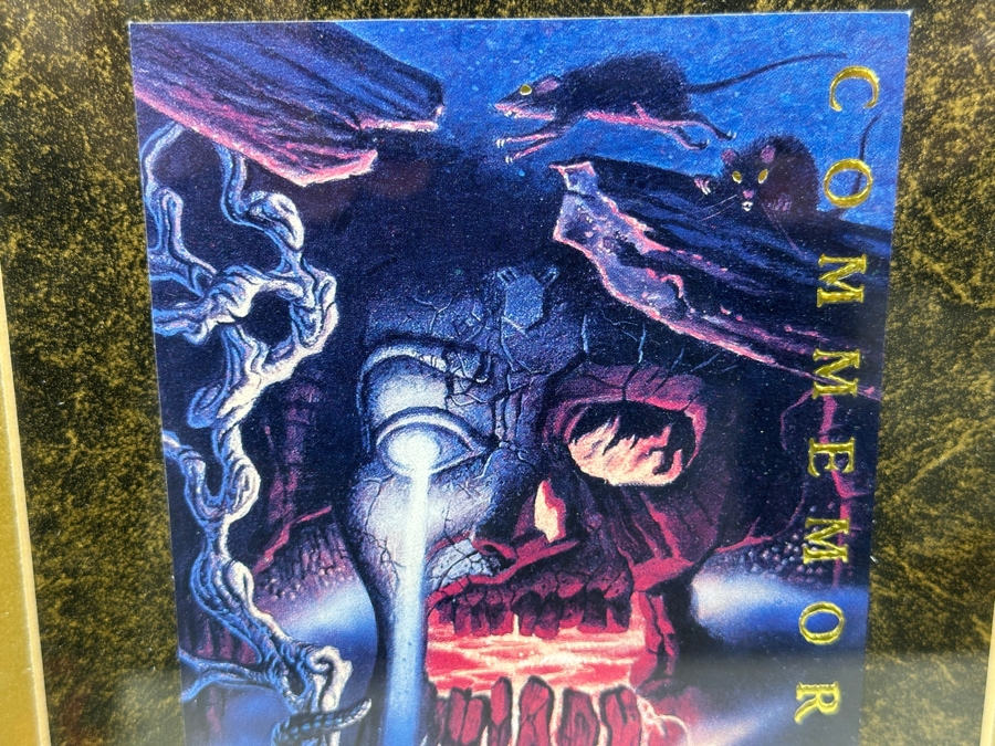 Rare Disneyland Indiana Jones Adventure Commemorative Passport Ticket 1994 Professionally Framed 10.5 X 20.5 [Photo 3]