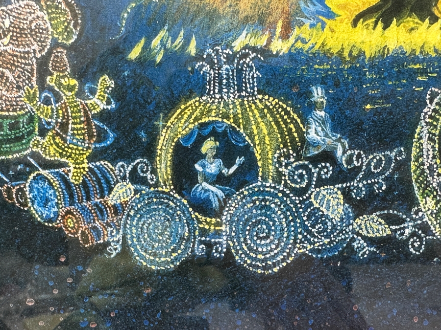 Charles Boyer (1935-2021, American) Limited Edition Artist Signed Lithograph Titled 'The Main Street Electrical Parade Farewell Season' Numbered 1,293 Of 3,000 32.5 X 12 Professionally Framed 41 X 20.5 With Certificate Of Authenticity [Photo 12]