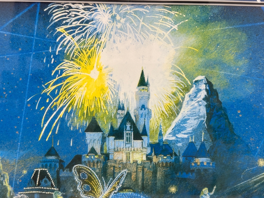 Charles Boyer (1935-2021, American) Limited Edition Artist Signed Lithograph Titled 'The Main Street Electrical Parade Farewell Season' Numbered 1,293 Of 3,000 32.5 X 12 Professionally Framed 41 X 20.5 With Certificate Of Authenticity [Photo 7]