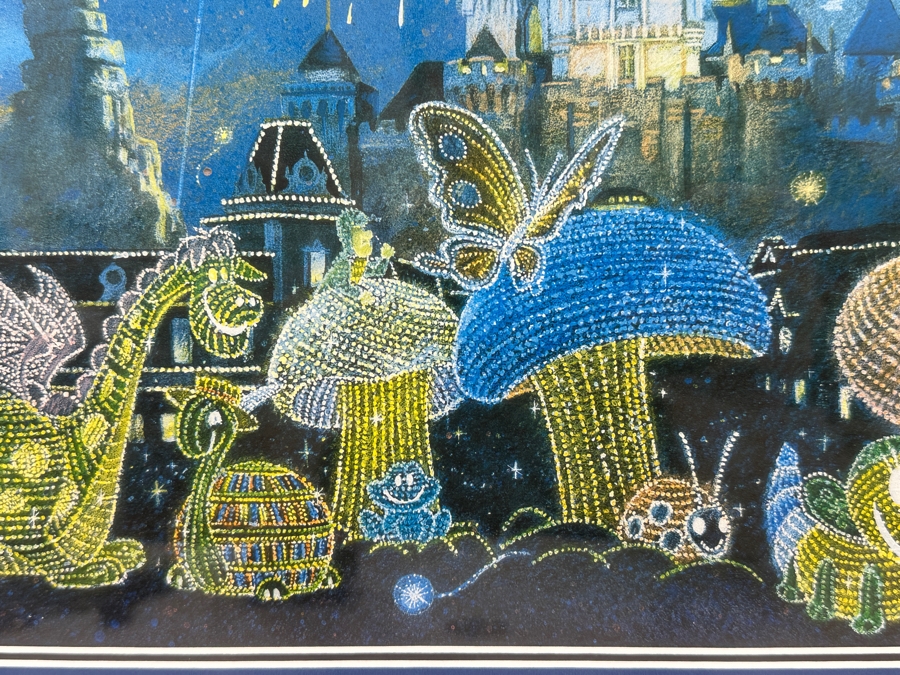 Charles Boyer (1935-2021, American) Limited Edition Artist Signed Lithograph Titled 'The Main Street Electrical Parade Farewell Season' Numbered 1,293 Of 3,000 32.5 X 12 Professionally Framed 41 X 20.5 With Certificate Of Authenticity [Photo 8]