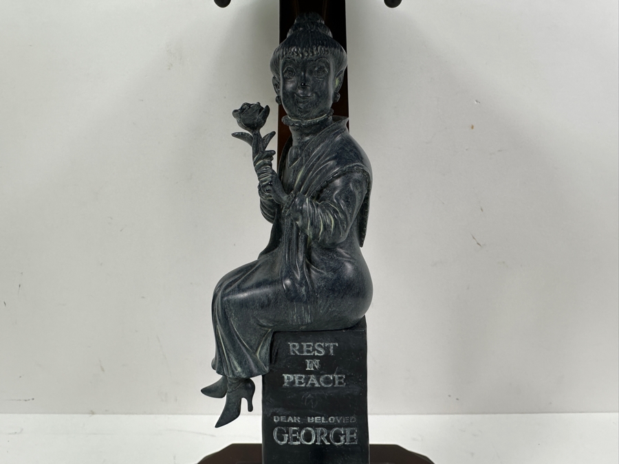 The Haunted Mansion Disneyland Stained Glass Lamp Designed By Jody Daily Limited Edition Of 999 Walt Disney Collectibles 21'H [Photo 8]