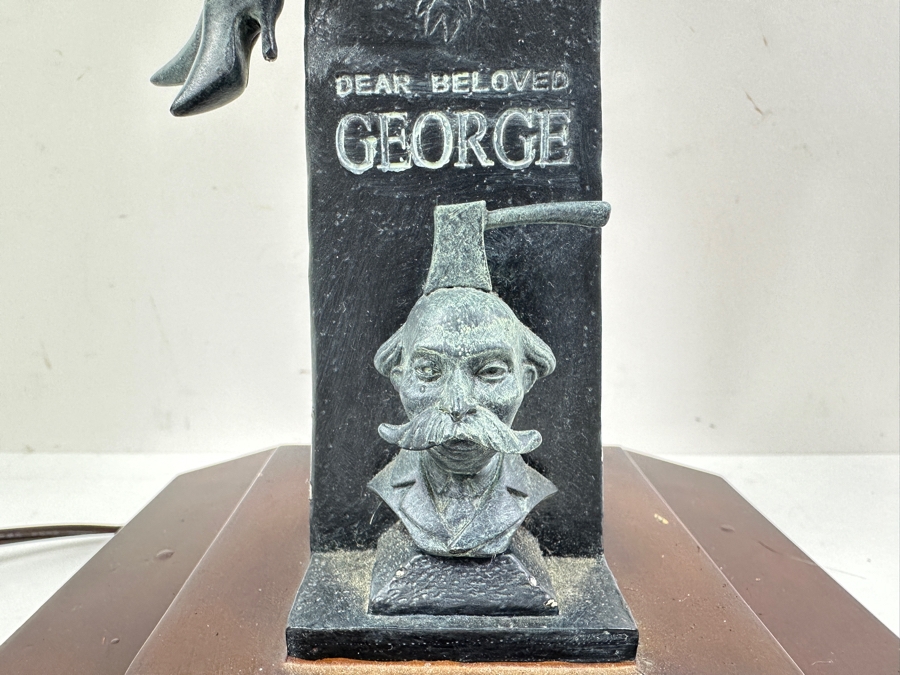 The Haunted Mansion Disneyland Stained Glass Lamp Designed By Jody Daily Limited Edition Of 999 Walt Disney Collectibles 21'H [Photo 10]