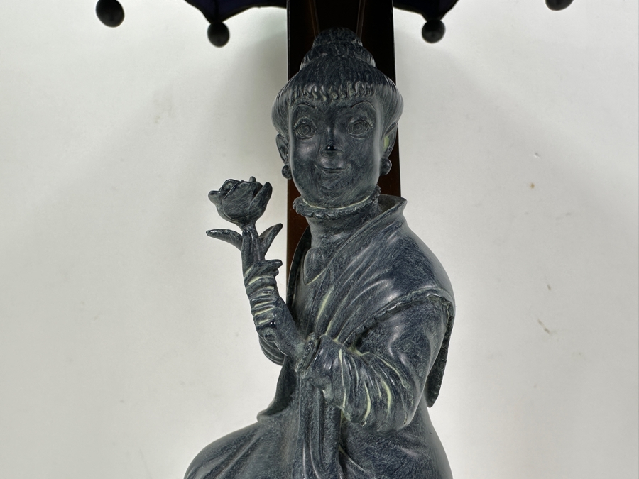 The Haunted Mansion Disneyland Stained Glass Lamp Designed By Jody Daily Limited Edition Of 999 Walt Disney Collectibles 21'H [Photo 9]