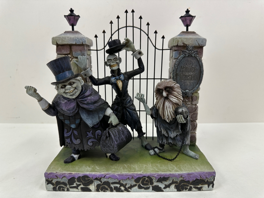 Walt Disney Showcase Collection Disney Traditions 'Haunted Mansion: Hitchhiking Ghosts' The Haunted Mansion 40th Anniversary Enesco 7.5W X 4D X 9H [Photo 2]