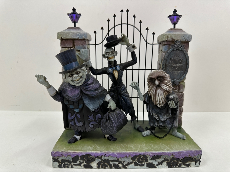 Walt Disney Showcase Collection Disney Traditions 'Haunted Mansion: Hitchhiking Ghosts' The Haunted Mansion 40th Anniversary Enesco 7.5W X 4D X 9H [Photo 5]