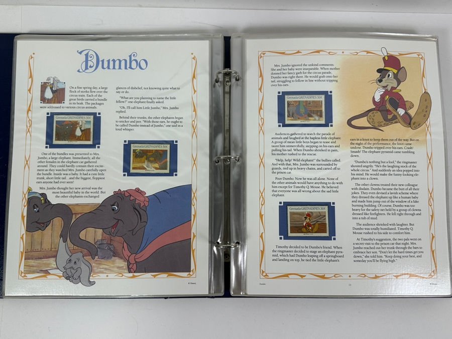 Classic Disney Movies Collector Panels Mint Stamps From The Postal Commemorative Society 78 Pages - See Photos [Photo 12]